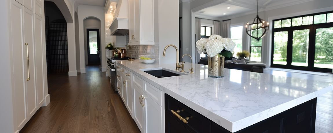 how to sand cabinets Elegant white kitchen showing professionally refinished cabinets after detailed sanding process